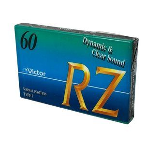 Retro Japanese Blank Audio Cassette Tape‎ Victor RZ 60S 60min